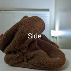 3-6 month  brown baby boots